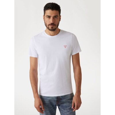 Ανδρική Μπλούζα GUESS CN SS CORE TEE M2YI36I3Z14 Λευκό