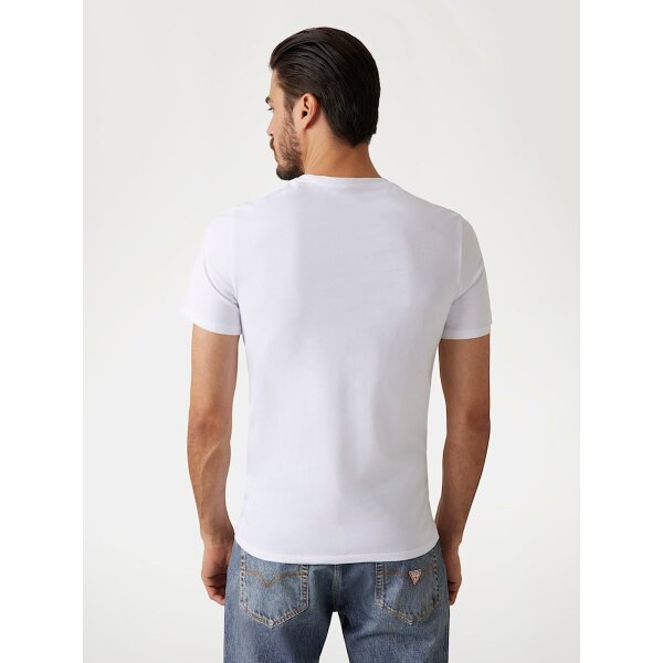 Ανδρική Μπλούζα GUESS CN SS CORE TEE M2YI36I3Z14 Λευκό - Image 2