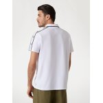 Ανδρική Μπλούζα POLO GUESS SS GUESS QUATTRO G TAPE M4YP40KARS0 Λευκό - Image 3