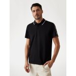 Ανδρική Μπλούζα POLO GUESS SS GUESS QUATTRO G TAPE M4YP40KARS0 Μαύρο