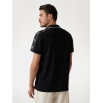 Ανδρική Μπλούζα POLO GUESS SS GUESS QUATTRO G TAPE M4YP40KARS0 Μαύρο - Image 4