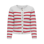 ΓΥΝΑΙΚΕΙΑ ΖΑΚΕΤΑ ΡΙΓΕ ONLLAURA LIFE LS O-NECK CARDIGAN CC KNT 15343803 ΚΟΚΚΙΝΟ - Image 3