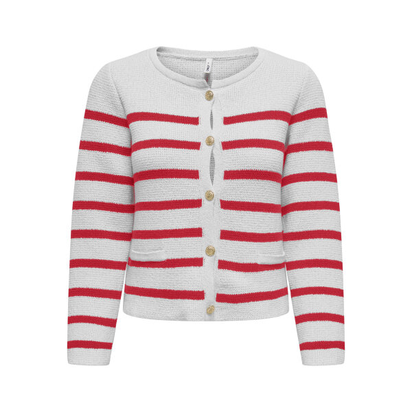 ONLLAURA LIFE LS O-NECK CARDIGAN CC KNT ΓΥΝΑΙΚΕΙΑ ΖΑΚΕΤΑ ΡΙΓΕ  ONLLAURA LIFE LS O-NECK CARDIGAN CC KNT 15343803 ΚΟΚΚΙΝΟ - Image 3