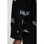 Ανδρικό Πουκάμισο Τζιν HUGO BLUE Ebolt 50534186 Μαύρο - Image 3