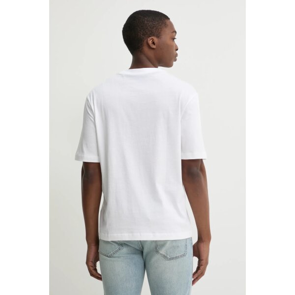 SS25-TSM027-00A_F3 Ανδρική Μπλούζα HUGO BLUE Nafralo 50533528 Λευκό - Image 3