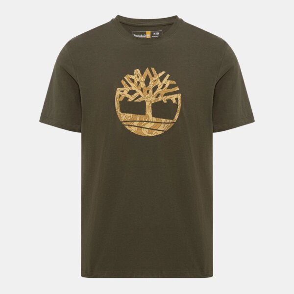Ανδρική Μπλούζα TIMBERLAND KENNEBEC RIVER CAMO TREE LOGO TB0A6DTS χακί - Image 1