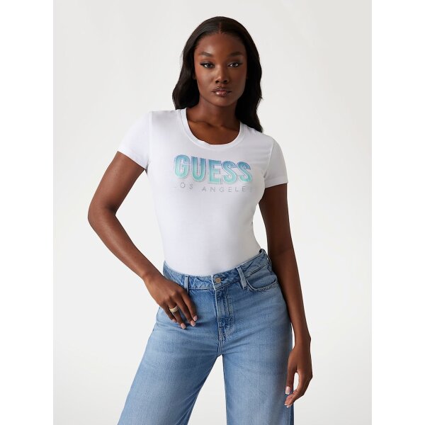 ΓΥΝΑΙΚΕΙΑ ΜΠΛΟΥΖΑ ΛΕΥΚΟ GUESS W5GI14J1314-G011 - Image 1