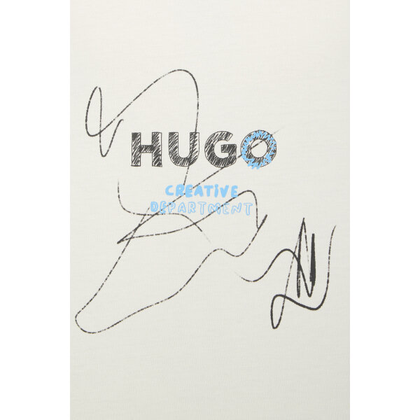 a87300ce024c64094bf2dc6fd8fc Ανδρική Μπλούζα HUGO BLUE Nabion Relaxed fit 50530441 Λευκό - Image 2
