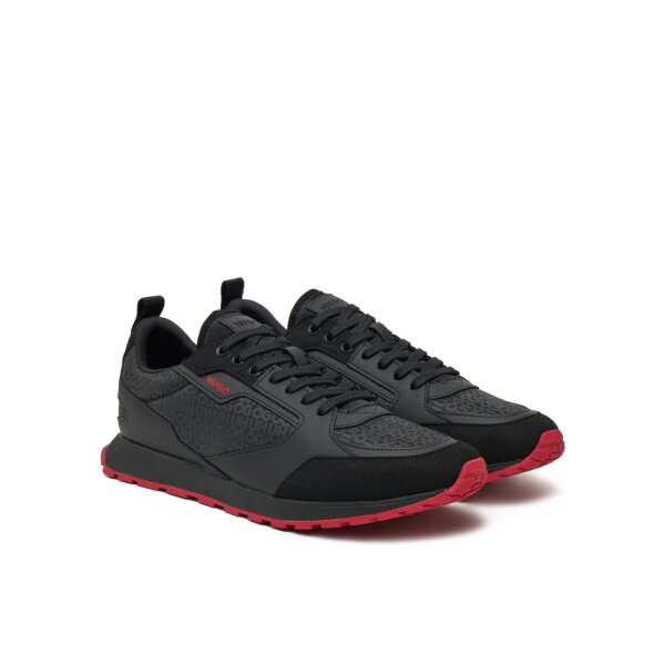 athletika-hugo-icelin50536205-mauro-0000304952029 (1) Ανδρικό Παπούτσι HUGO BLUE Icelin Runn mono 50536205 Μαύρο - Image 2
