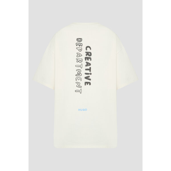 cfb2543d0fa4e04303c6805b2b43 Ανδρική Μπλούζα HUGO BLUE Nabion Relaxed fit 50530441 Λευκό - Image 4