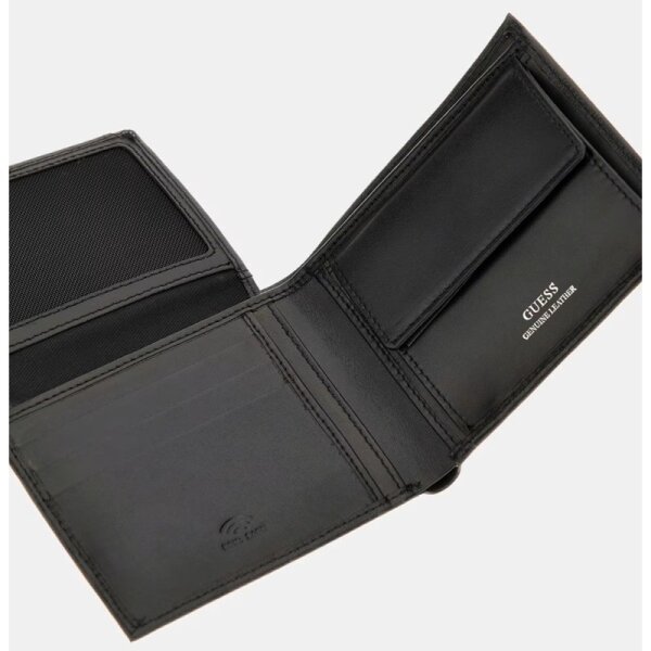 Ανδρικό Πορτοφόλι GUESS MILANO BIFOLD M DOUBLE SMCSLELEA24 Μαύρο - Image 2