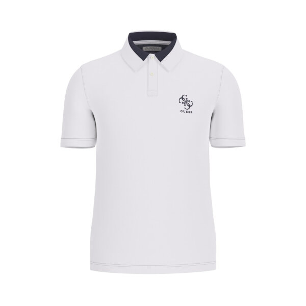 Ανδρική Μπλούζα GUESS LYLE SS POLO M5GP60K7O64 Λευκό - Image 1