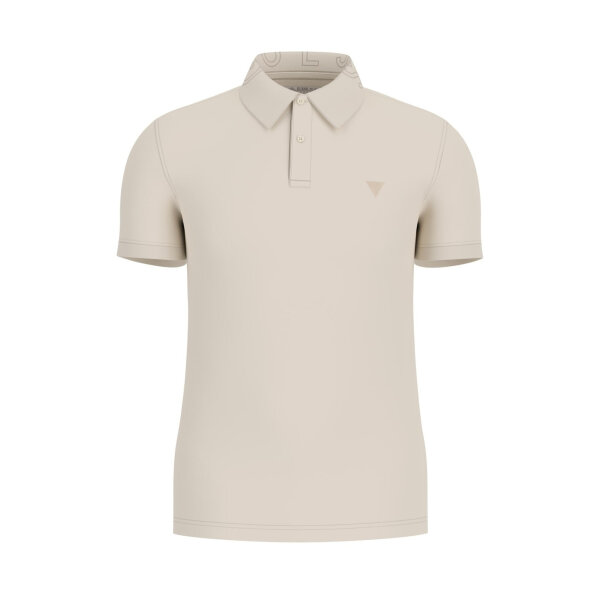 Ανδρική Μπλούζα GUESS NOLAN SS POLO M5GP66J1314 μπεζ - Image 1
