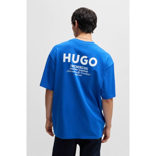 hbeu50509776_493_360 Ανδρική Μπλούζα HUGO BLUE Nalono Relaxed fit 50509776 Μπλε - Image 5