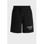 Ανδρική Βερμούδα Φούτερ HUGO BLUE 50510728 Nomario Μαύρο