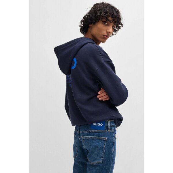 Ανδρικό Παντελόνι Τζιν HUGO BLUE Zane 50511421 Extra-slim fit Μπλε - Image 4