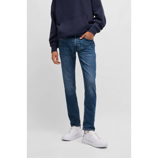 Ανδρικό Παντελόνι Τζιν HUGO BLUE Zane 50511421 Extra-slim fit Μπλε - Image 5