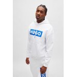 Ανδρική Φούτερ Μπλούζα HUGO BLUE 50522370 Λευκό - Image 3
