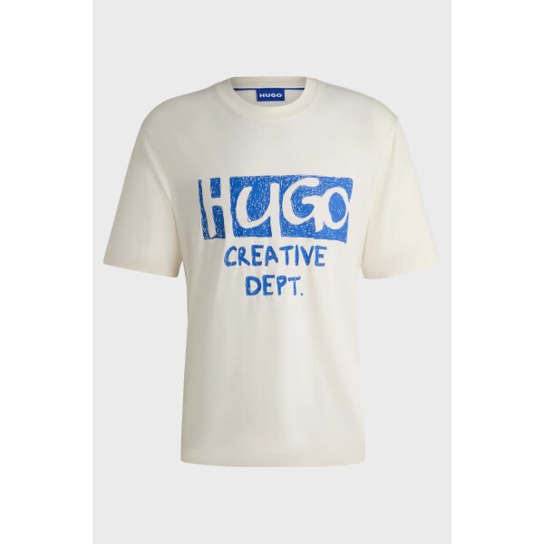 hbeu50533329_121_100 Ανδρική Μπλούζα HUGO BLUE Nugocrea 50533329 Λευκό - Image 1