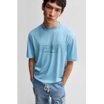 Ανδρική Μπλούζα HUGO BLUE Nufrancos Relaxed fit 50532095 Γαλάζιο - Image 4