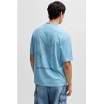 Ανδρική Μπλούζα HUGO BLUE Nufrancos Relaxed fit 50532095 Γαλάζιο - Image 5