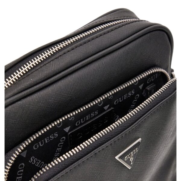 Ανδρική Τσάντα GUESS MILANO TOP ZIP XBDY W FRT PCKT HMMISAP4260 Μαύρο - Image 2