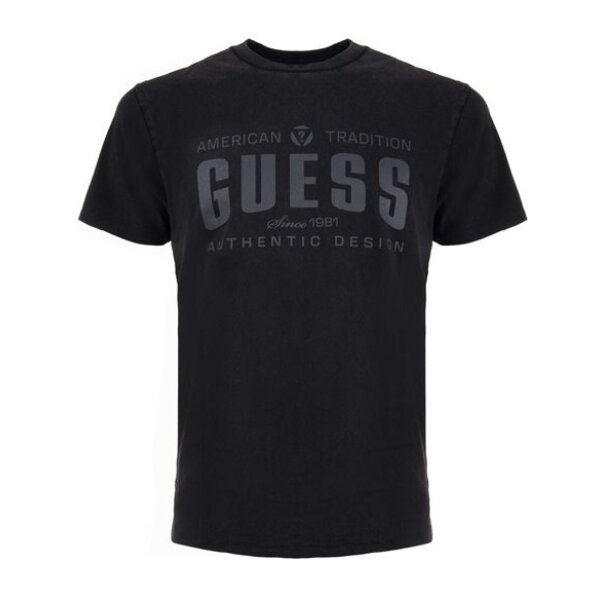 Ανδρική Μπλούζα GUESS SS BSC GUESS TRADITION  M5GI27KBW41 Μαύρο - Image 1