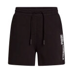 Ανδρική Βερμούδα KARL LAGERFELD TEXT LOGO SWEATSHORT A2M10166 Μαύρο