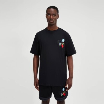 Ανδρική Μπλούζα ELLESSE TEES SHORTS STICKERO SHZ21993 Μαύρο