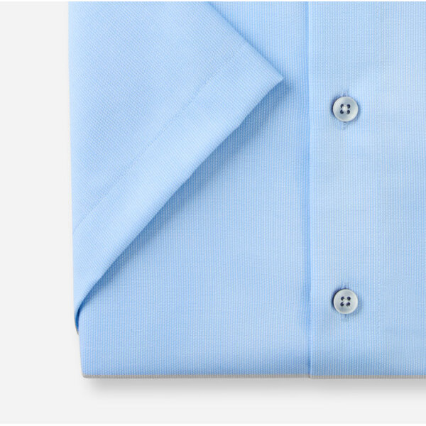 12417211-706x700-2 Ανδρικό πουκάμισο κοντό μανίκι modern fit OLYMP 12417211 μπλε - Image 3