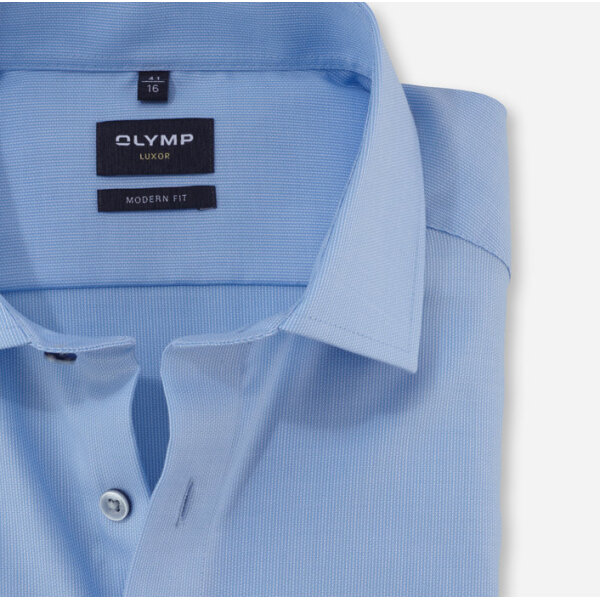 Ανδρικό πουκάμισο modern fit OLYMP 12417411 μπλε - Image 3