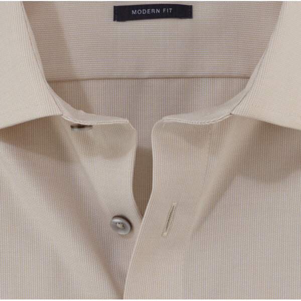 Ανδρικό πουκάμισο modern fit OLYMP 12417422 μπεζ - Image 3