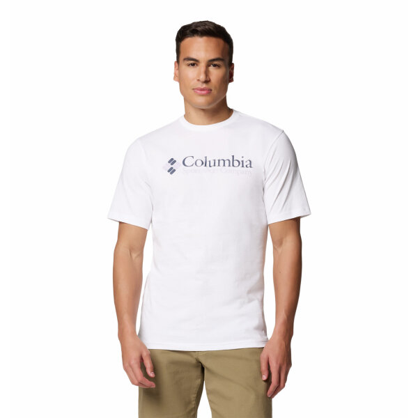 1680053-115-1 Ανδρική Μπλούζα CSC Basic Logo™ Short Sleeve Tee Columbia 1680053-115 λευκό - Image 1