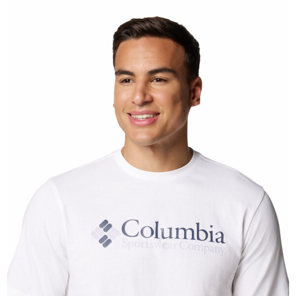 1680053-115-4 Ανδρική Μπλούζα CSC Basic Logo™ Short Sleeve Tee Columbia 1680053-115 λευκό - Image 3
