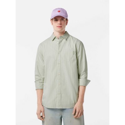 Ανδρικό πουκάμισο Core - Oxford Stripe SCOTCH&SODA 180020 ριγέ πράσινο