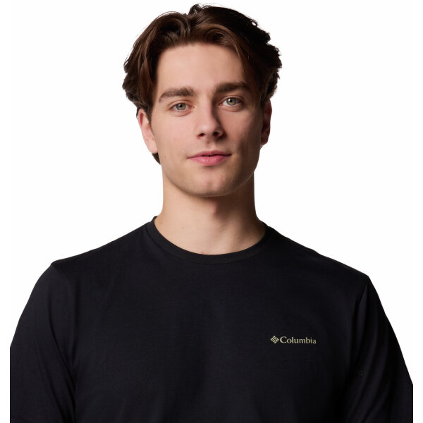 Ανδρική μπλούζα κοντό μανίκι Columbia 1834041002 μαύρο - Image 3