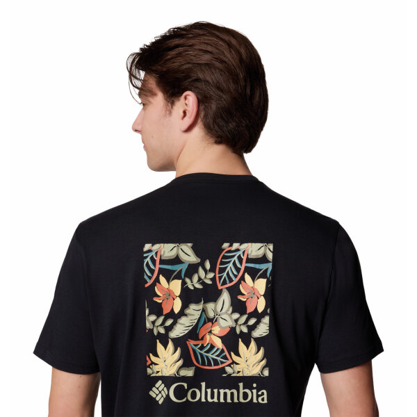 Ανδρική μπλούζα κοντό μανίκι Columbia 1834041002 μαύρο - Image 2