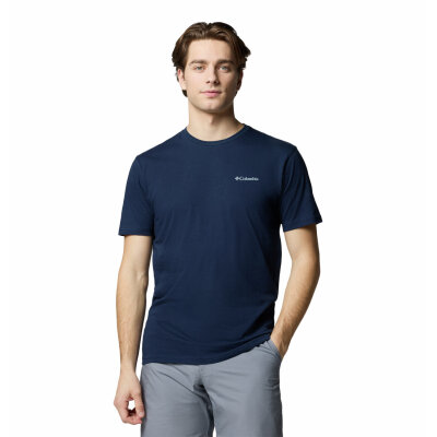 Ανδρική μπλούζα κοντό μανίκι Columbia 1834041468 μπλε