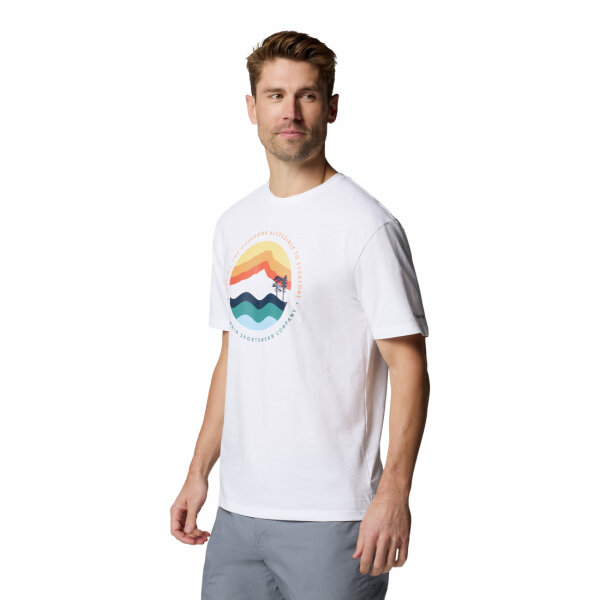 1934814A-111-3 Ανδρική Μπλούζα Path Lake™ Graphic Tee II Columbia 1934814111 λευκό - Image 4