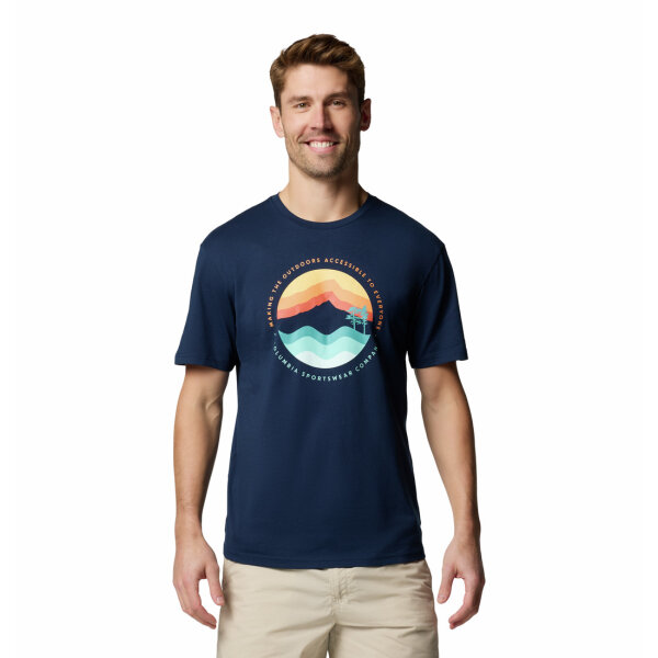 Ανδρική Μπλούζα Path Lake™ Graphic Tee II Columbia 1934814 μπλε - Image 1