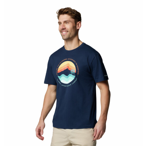 Ανδρική Μπλούζα Path Lake™ Graphic Tee II Columbia 1934814 μπλε - Image 4