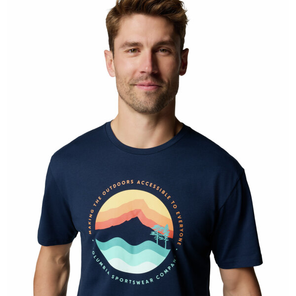 Ανδρική Μπλούζα Path Lake™ Graphic Tee II Columbia 1934814 μπλε - Image 2