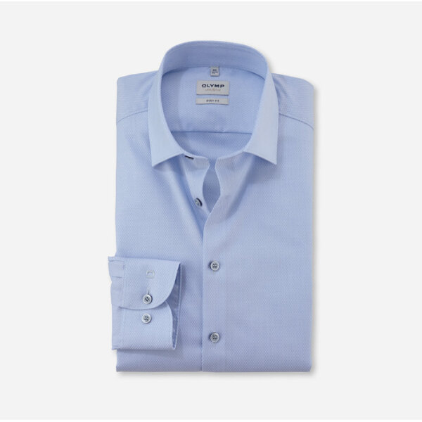 20167411-706x700 Ανδρικό πουκάμισο body fit OLYMP 20167411 μπλε - Image 1