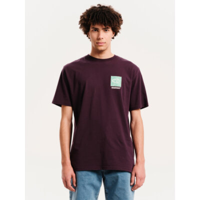 Ανδρική μπλούζα κοντό μανίκι EMERSON LOGO 251.EM33.37 μωβ