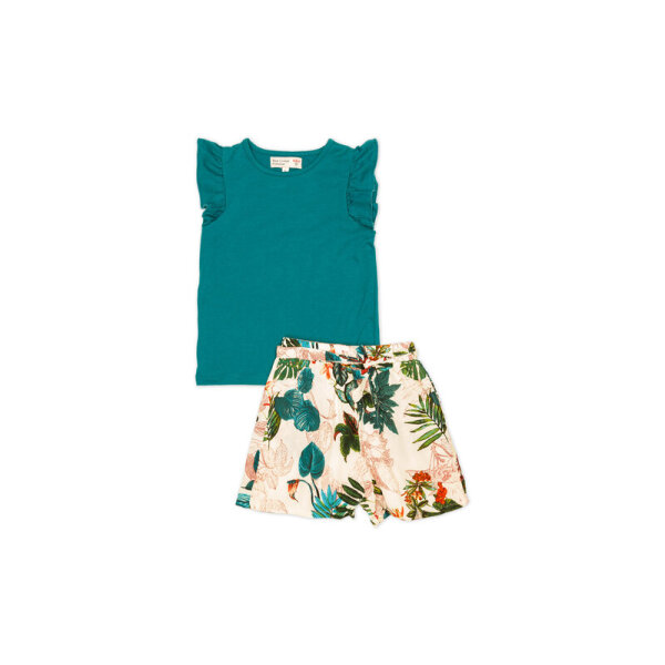 38408_2 Παιδικό Σετ με σταθερό σόρτς Κορίτσι 6-16 Ετών NEW COLLEGE 36-38408 - Image 1