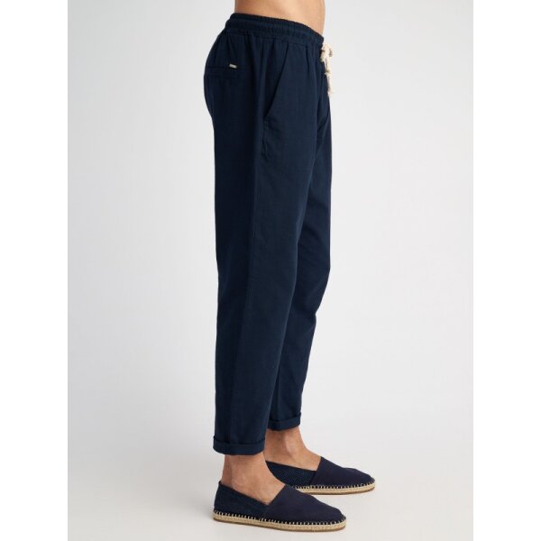 Ανδρικό παντελόνι λινό STAFF GALLERY 5-874.070.9.053 μπλε - Image 3