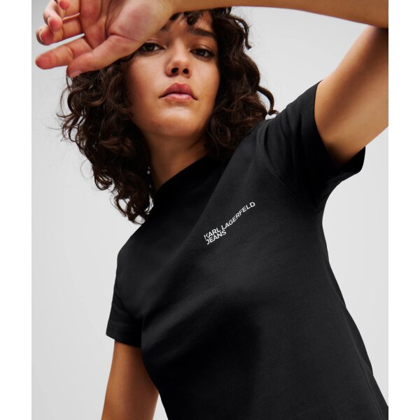 Γυναικείο T-Shirt SLIM-FIT Karl Lagerfeld  BLACK A1W17004-999 - Image 3
