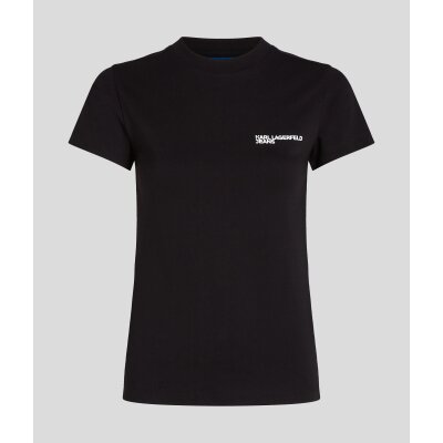 Γυναικείο T-Shirt SLIM-FIT Karl Lagerfeld BLACK A1W17004-999