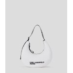ΓΥΝΑΙΚΕΙΑ ΤΣΑΝΤΑ NYLON HALF-MOON SHOULDER WHITE KARL LAGERFELD A1W30231-100