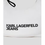 ΓΥΝΑΙΚΕΙΑ ΤΣΑΝΤΑ NYLON HALF-MOON SHOULDER WHITE KARL LAGERFELD A1W30231-100 - Image 3